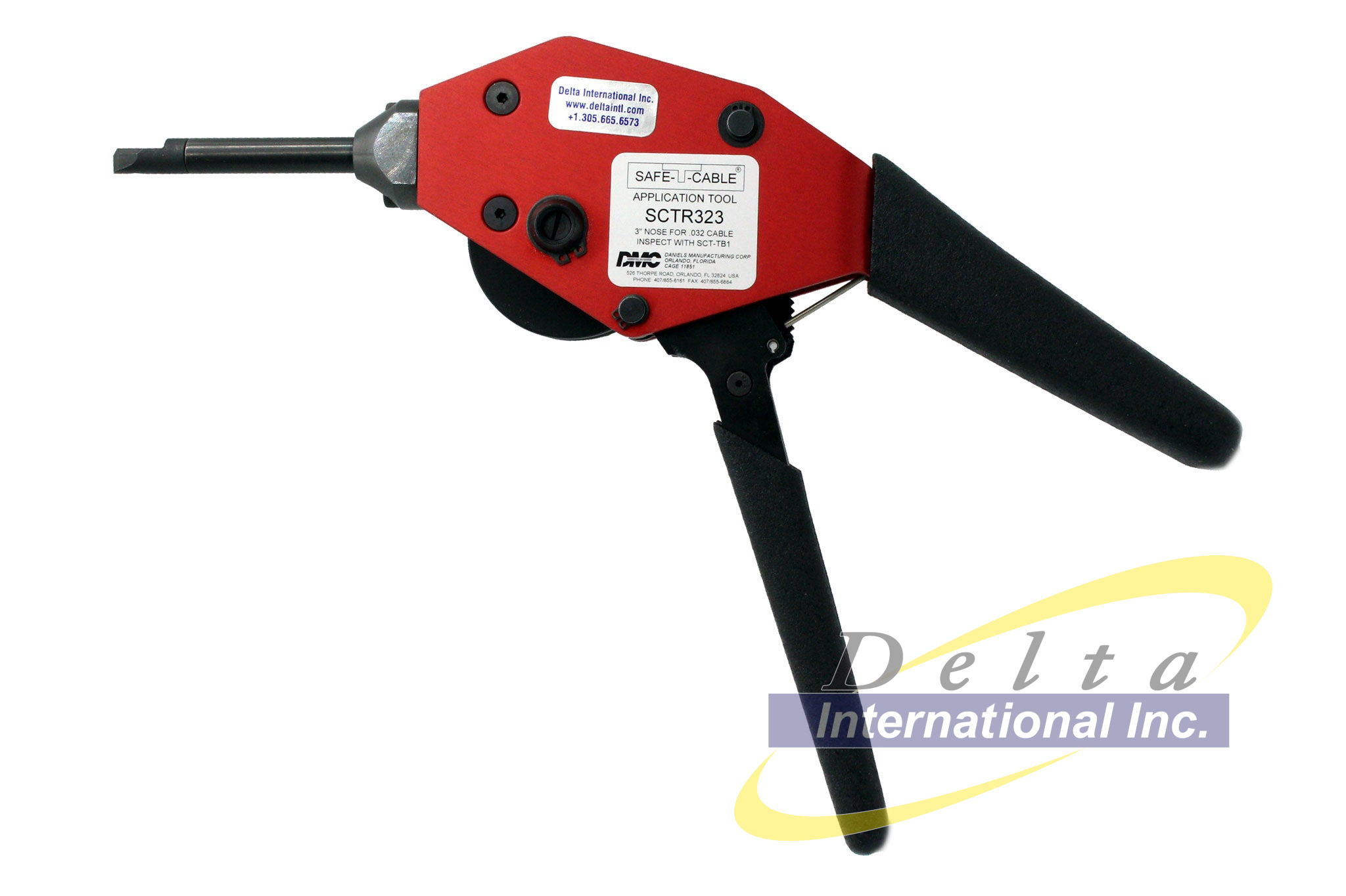 DMC SCTR323 - Adjustable Tension, Safe-T-Cable Application Tool wit...